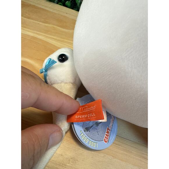 Giant Microbes Sperm Cell Egg Sell  Educational Plush Toy Reproductive Plush - Picture 9 of 9